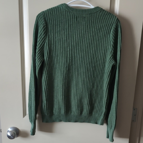 Frank & Oak Green Ribbed Sweater - Picture 3 of 6
